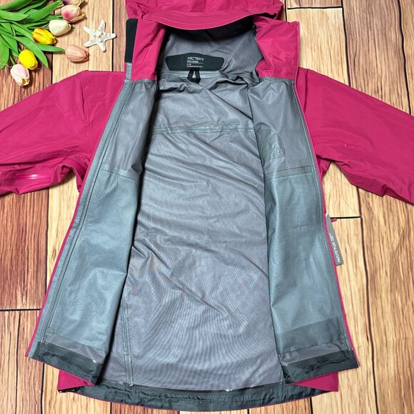 Women's Arcteryx Jacket Solid Color Casual Sports Waterproof  Size L - Picture 5 of 8